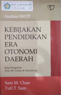 Image of Analisis SWOT : Kebijakan pendidikan era otonomi daerah